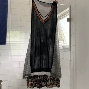Huevo Blanco slip dress with  Fully Lined layers